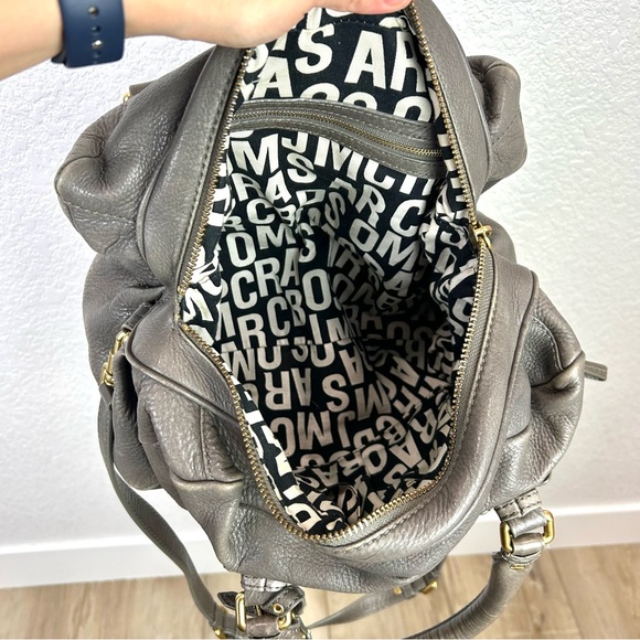 Marc Jacobs Original Baby Groove Leather Gray Purse - Picture 16 of 16